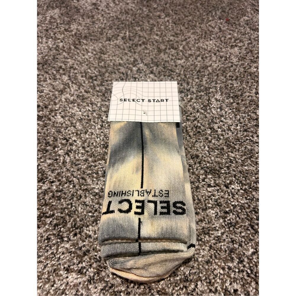 Select Start tie dye crew socks C27-25